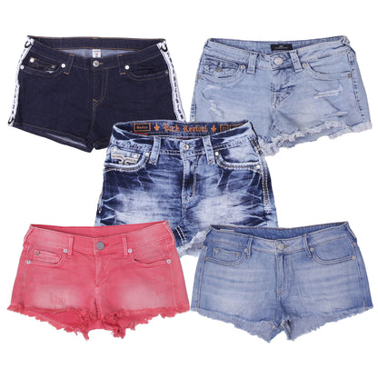 Y2K Women’s Denim Shorts | True Religion, Miss Me, Rock Revival Branded