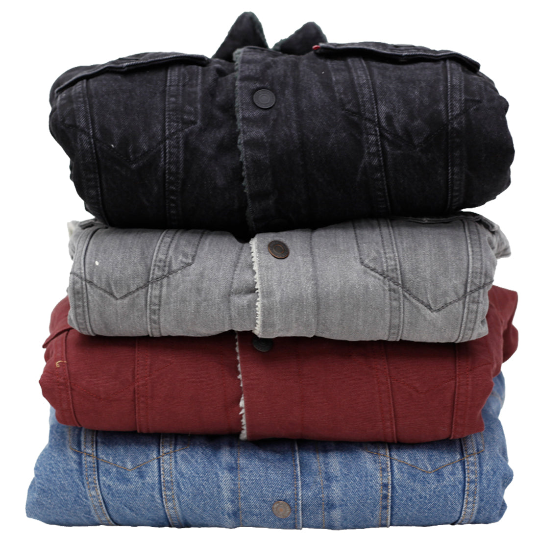 Vintage Levi's Sherpa Denim Collar Jackets | Men’s & Women’s Trucker Jackets (S-XXL)