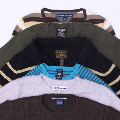 Y2K Women’s Knitwear | Polo Ralph Lauren, Tommy Hilfiger, DKNY Knit Sweaters (S-L)