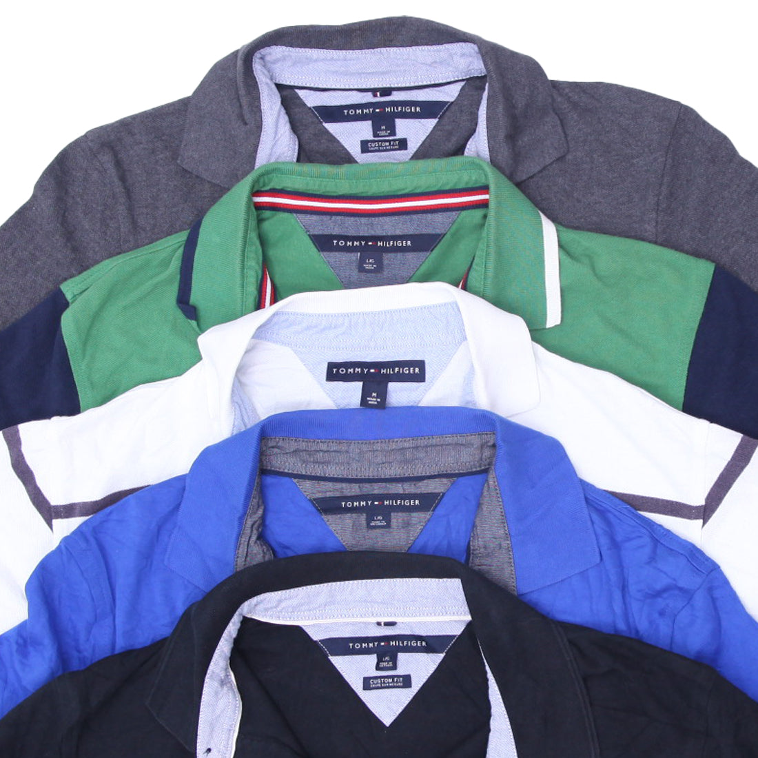 Tommy Hilfiger Men’s Polo T-Shirt | Classic Cotton Collared Tee (S-L)