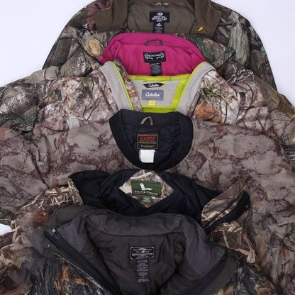 Vintage Men’s Realtree Camouflage Long Sleeve Zip-Up Jackets | Outdoor & Streetwear Camo Coats (S-XXL)