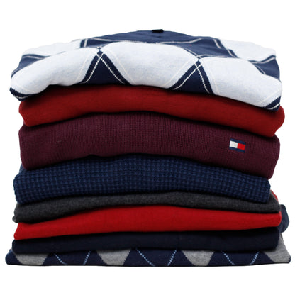 Vintage Branded Men’s Sweaters | Levi’s, Lacoste, Tommy Hilfiger & Nike Golf Knitwear (S-XXL)