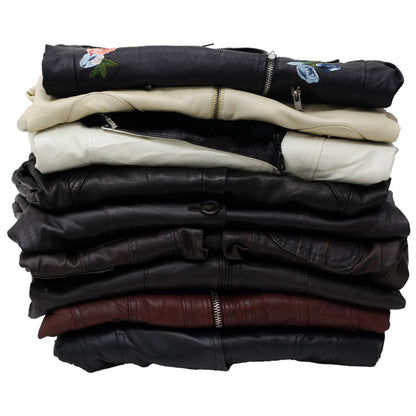 Vintage Y2K Leather Jackets for Women | Retro Biker Street Style (S-XL)