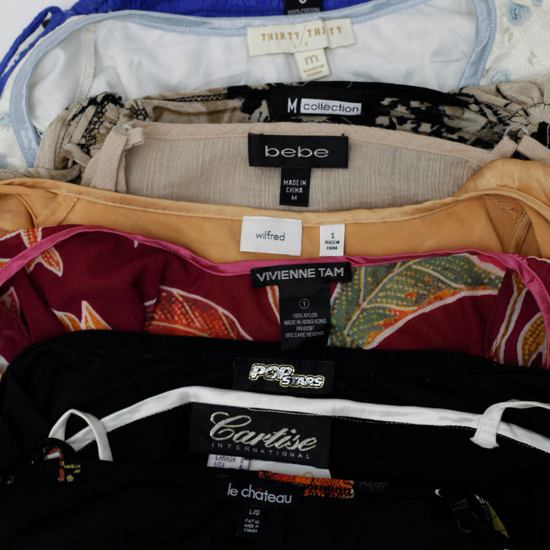 Women’s Y2K Tops Collection Wholesale | Vintage Halter, Cami & Sheer Styles (S-L)