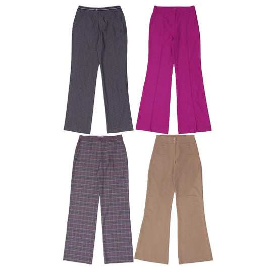 Women’s Y2K Office Pants | Vintage Low & Mid-Rise Wide Leg Trousers