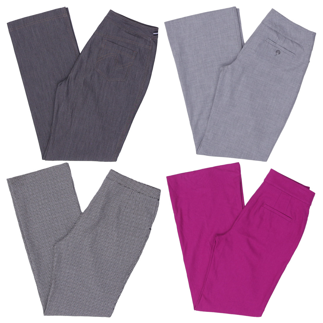 Women’s Y2K Office Pants | Vintage Low & Mid-Rise Wide Leg Trousers