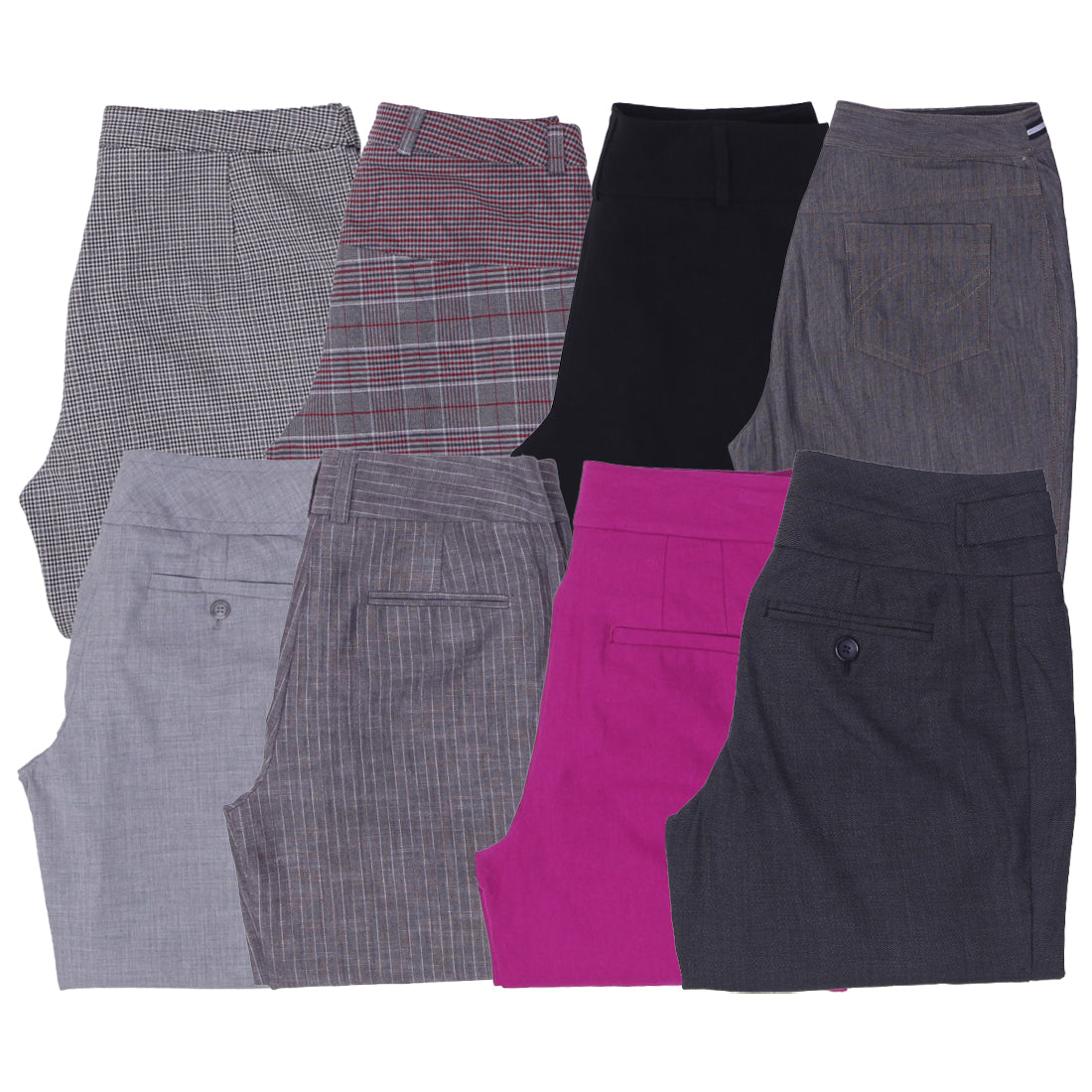 Women’s Y2K Office Pants | Vintage Low & Mid-Rise Wide Leg Trousers