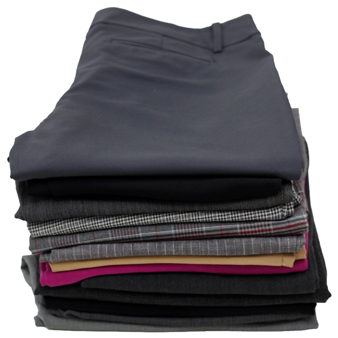 Women’s Y2K Office Pants | Vintage Low & Mid-Rise Wide Leg Trousers